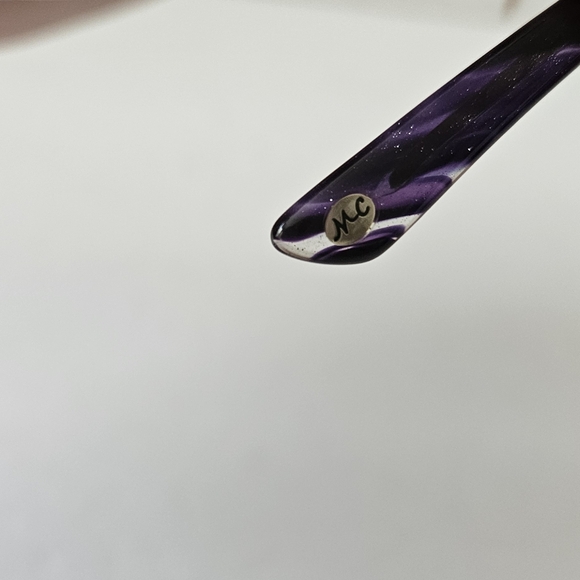 Mizyake Couture MC 4239 purple stainless steel eyeglass‎ frames - Picture 7 of 8